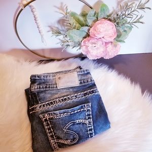 Silver Capri Jean 27